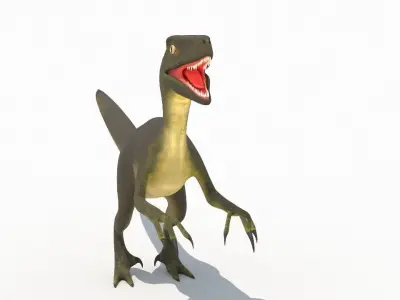 Velociraptor dinosaur 3D model order