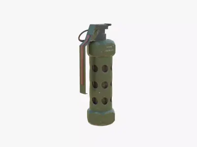 M84 Stun Grenade Low-poly 3D model get