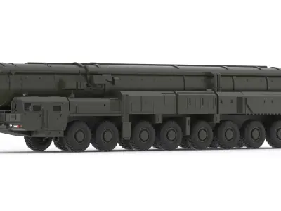 RS-28 Sarmat 3D model