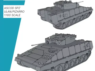 ASCOD Spz Ulan Pizarro 3D print model