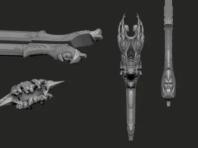 Sword of God 3d print model 3D print model