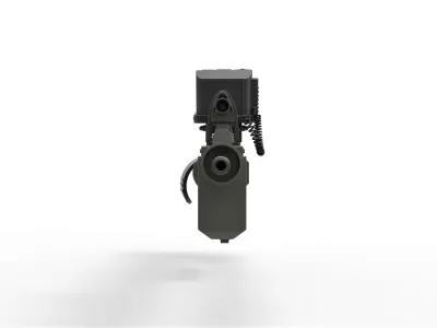Rifle M-590 from Space Above and Beyond TV series 1995 3D model