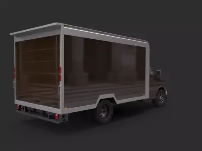 GMC Savana 2018 Box Van 3D model