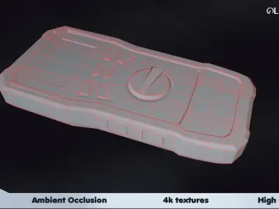 Multimeter digital Low-poly 3D model