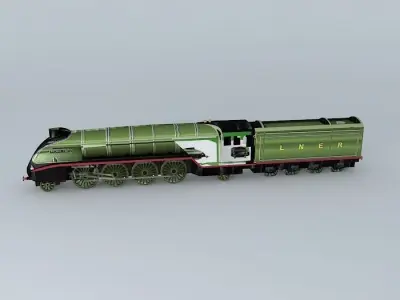 Eco Rail Track LNER 2004 Dummy With Tender Free 3D model