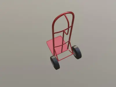 Hand Truck 3D model shop