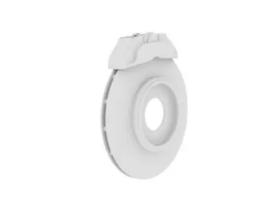  Brake Rotor  Low-poly 3D model