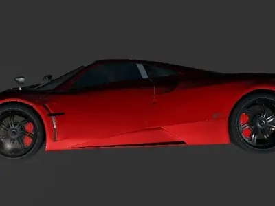Pagani Huyara Free 3D model