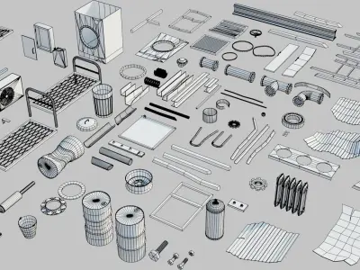 Metal Scrap 3D model