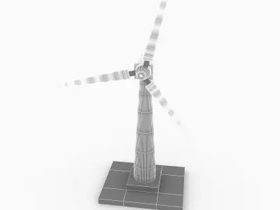 Wind Turbine 3D model shop