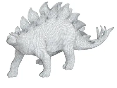 Stegosaurus Toy 3D model