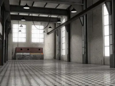 Abandoned Power Plant 3D model