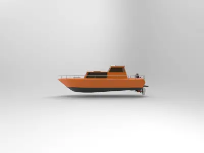 Pilot boat b 3D model