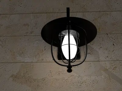  outdoor wall lights 3D model