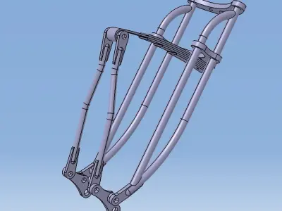 Basic leafer forks 3D model