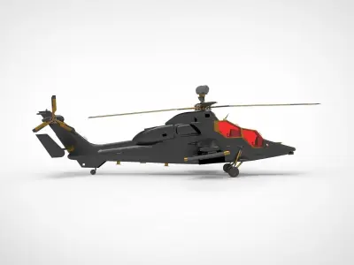 Eurocopter Tiger 3D model by Hafcoy