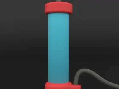 Air Pump Low-Poly 3D Model Low-poly 3D model