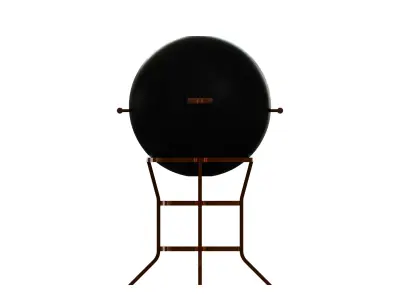 Grill BBQ Table Free 3D model