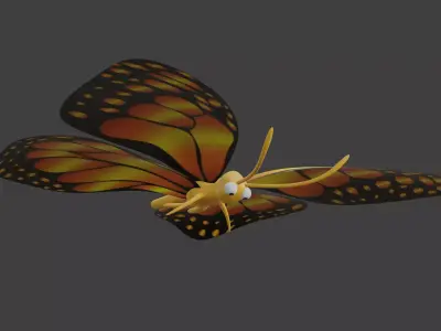 Butterfly 3D model purchase