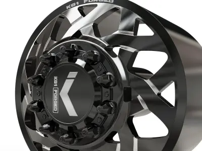 FRONT KG1 KD008-1 DUALLY WHEEL 3D MODEL 3D model