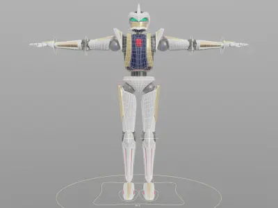 Original Combat Robot Free low-poly 3D model