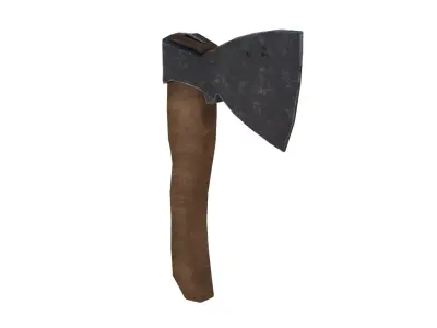Axe 03 Low-poly 3D model