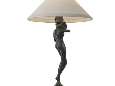 1stdibs Frankart Table Lamp L203 1922s 3D model