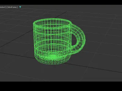 Scifi-Cup mug Free low-poly 3D model