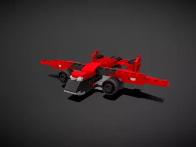 Lego Plane 3D model