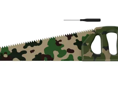 Hand Saw 3D model get