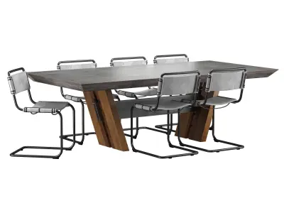 Westside Table 3D model
