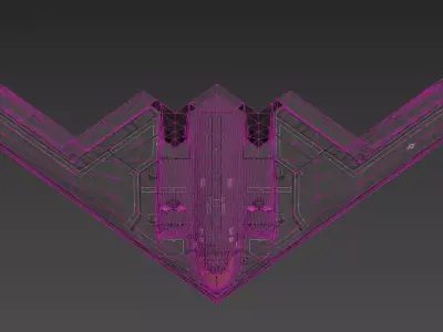 B2-Stealth CXC Low-poly 3D model