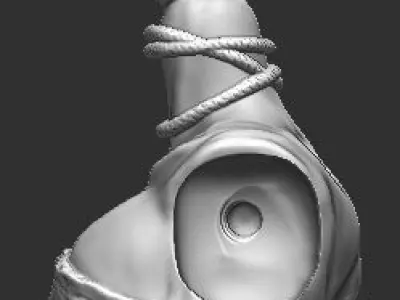 Tribal Warrior Topper for Mythic Legions 3D print model