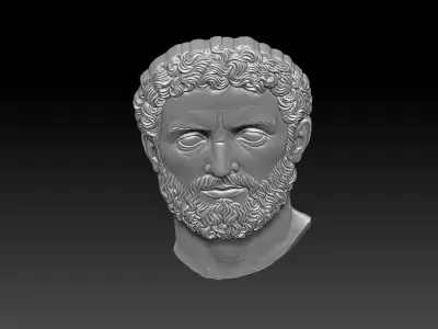 1 Antoninus Pius CNC Relief Model 3D print model