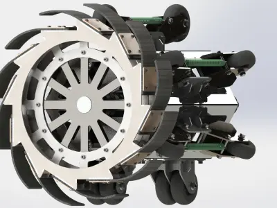 Tube Grinding Robot 3D model