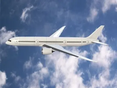 Boeing 787-9 dreamliner 3D model purchase