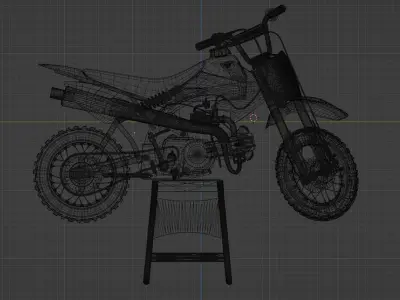 HONDA CRF 50 3D MODEL 3D model