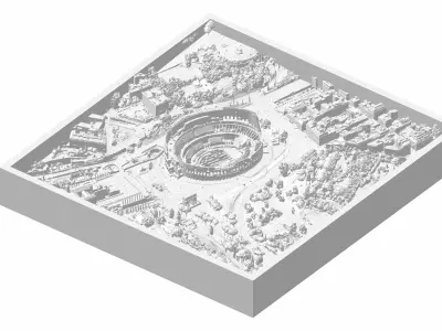 Colosseum Rome 3D model purchase