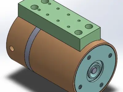 Air Driven Pump 3D model