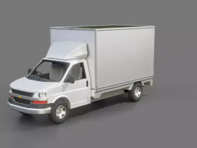 Chevrolet Express Box Truck 3D model