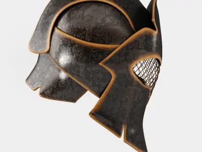 Fantasy Helmet Low-poly 3D model