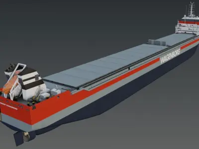 EasyMax Egbert Wagenborg multipurpose iceclassed vessel 3d model Low-poly 3D model