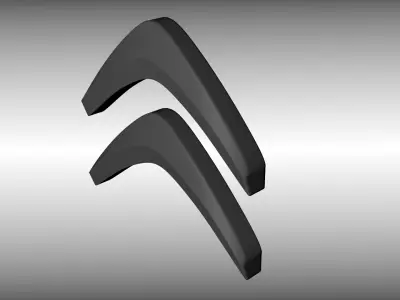 citroen logo 3D model from CGTrader