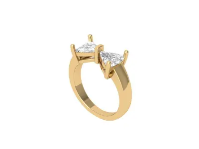 Wedding Ring  3D print model 336