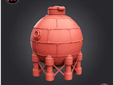 Sphere Storage Tank 3D print model