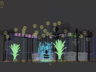 Exhibition - Area -6X5-3DMAX2009-68 3D model