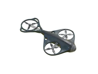 Surveillance Drone Low-poly 3D model by arupsaha20156