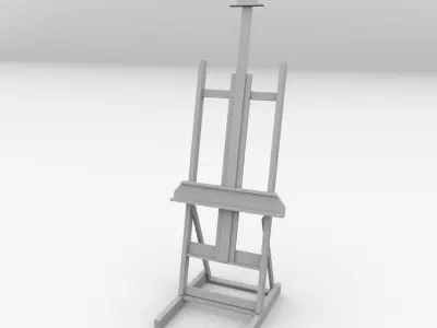 Painter Easel 3D model
