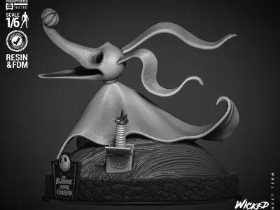 Wicked Movies Zero Sculpture 3D print model purchase