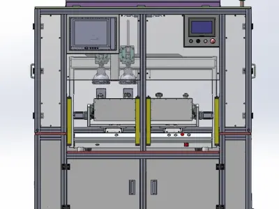 Appearance testing equipment for injection molding parts 3D model